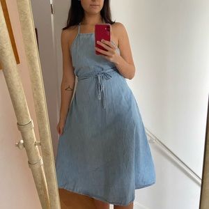 Denim Wrap Dress